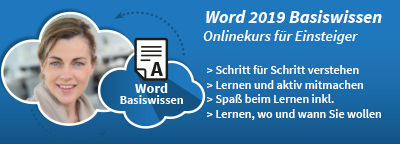 Word 2019 Basiswissen