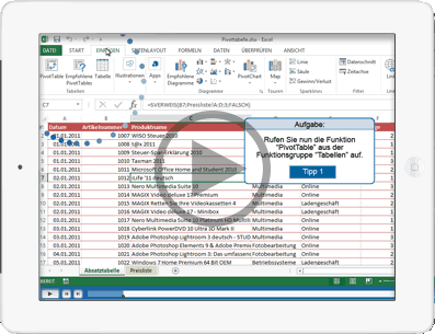 Excel Kurs Demo